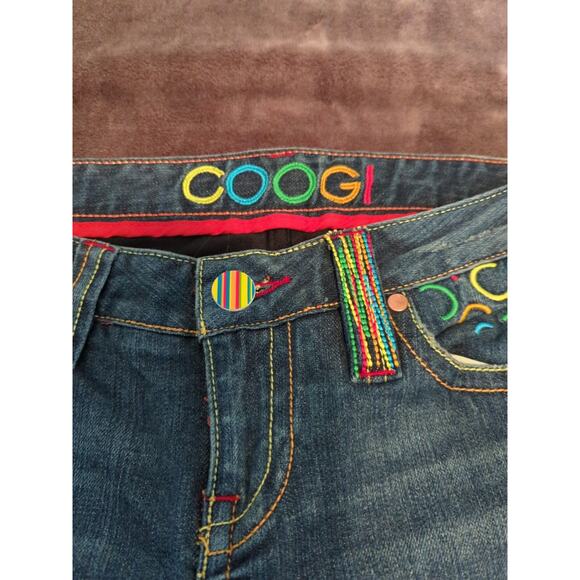 Coogi Embroidered Jeans Women's 5/6 33 1/2L - Picture 5 of 14